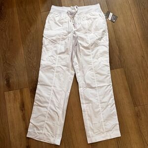Peaches Uniforms Comfort Collection White Scrub Cargo pants 7438T Large